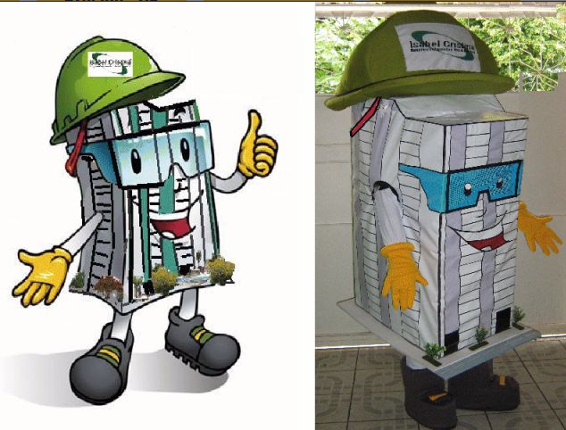 Mascote Imobiliária Isabel Cristina